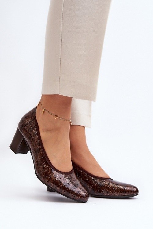 Escarpins talon large – Step in style