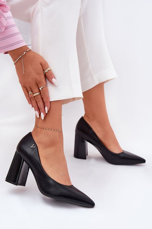Escarpins talon large – Step in style