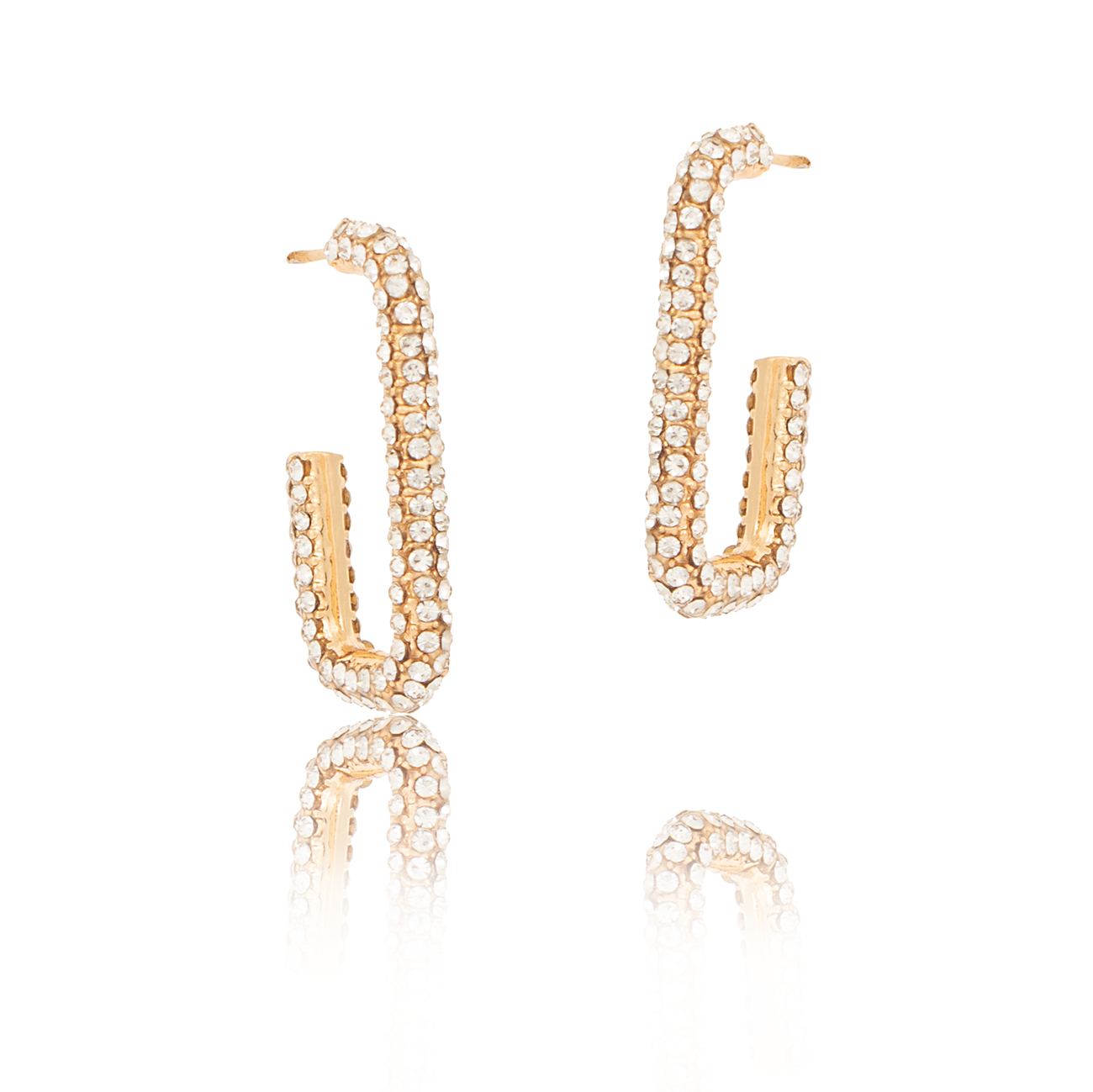 fashion Earrings – sticks, rectangles all in zircons